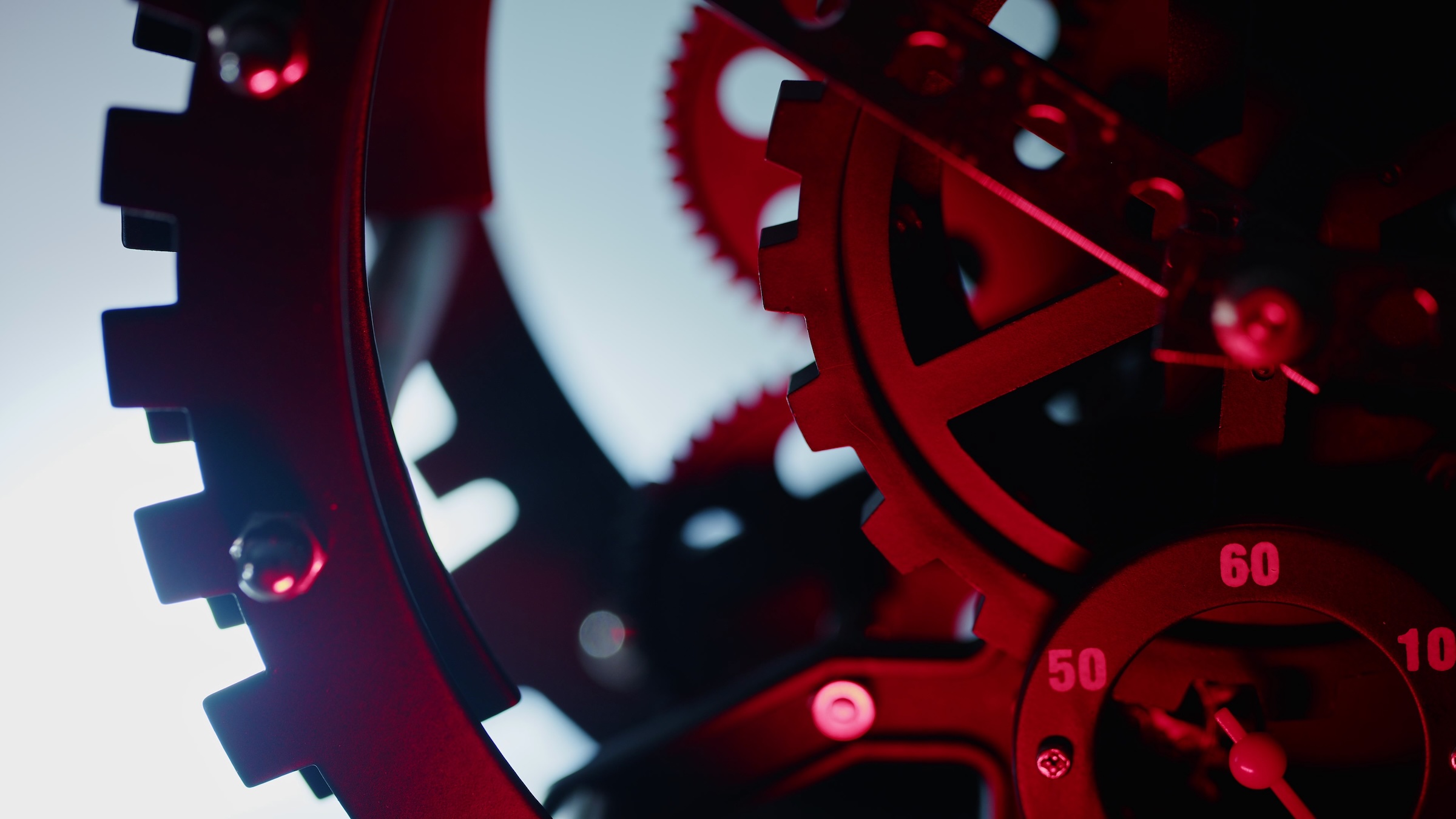 Die Räder greifen ineinander